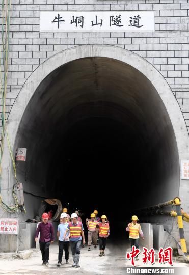 浦梅鐵路連城段全線隧道貫通，標(biāo)志著浦梅鐵路項目施工建設(shè)取得了新的階段性成果?！￡愇雠d 攝